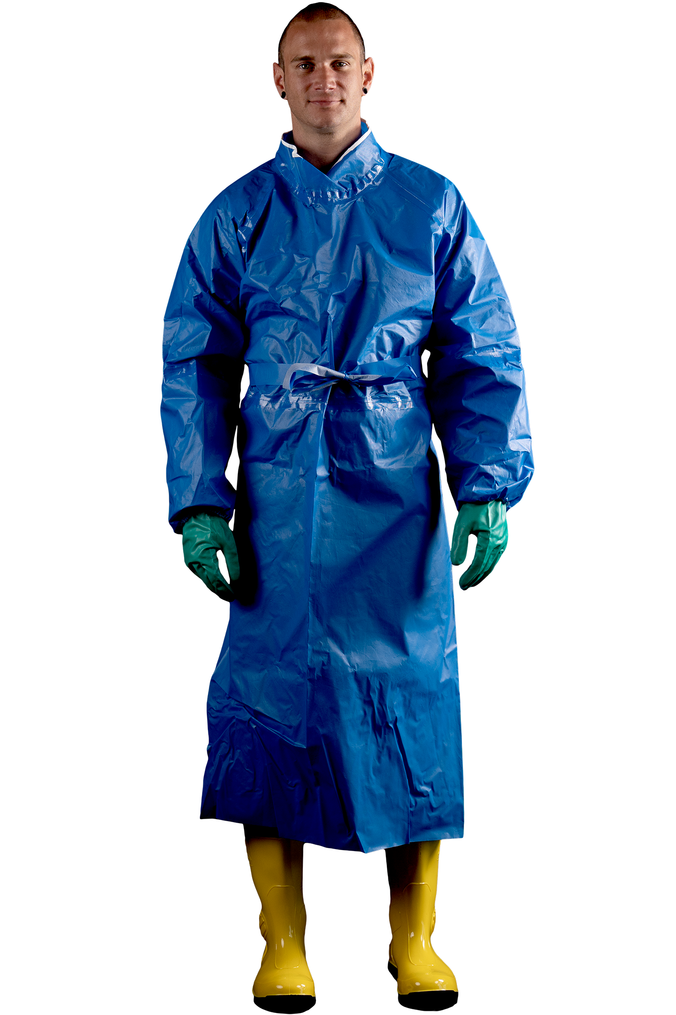 Surgical gown CPM D blue M/L